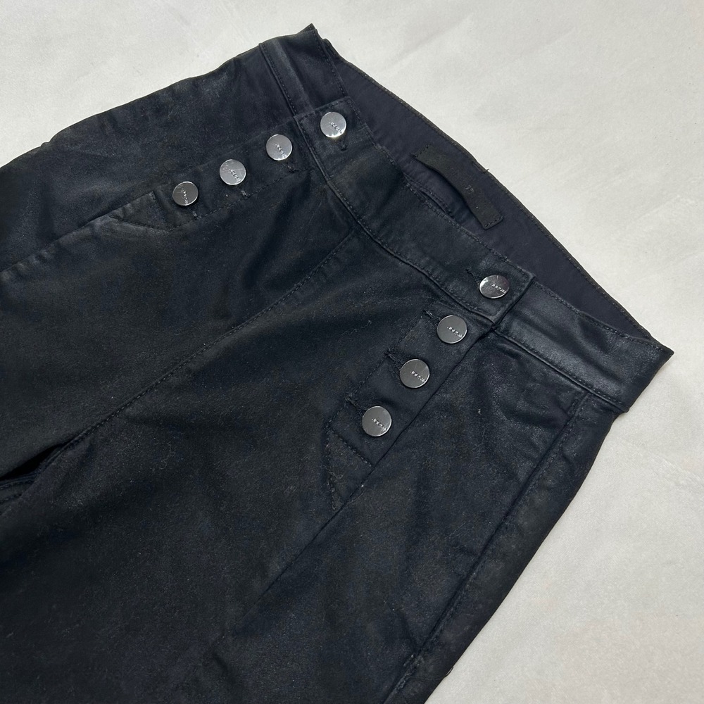 Joes Jeans The Savannah Wide Leg Crop Black Sailor Front Pants 26